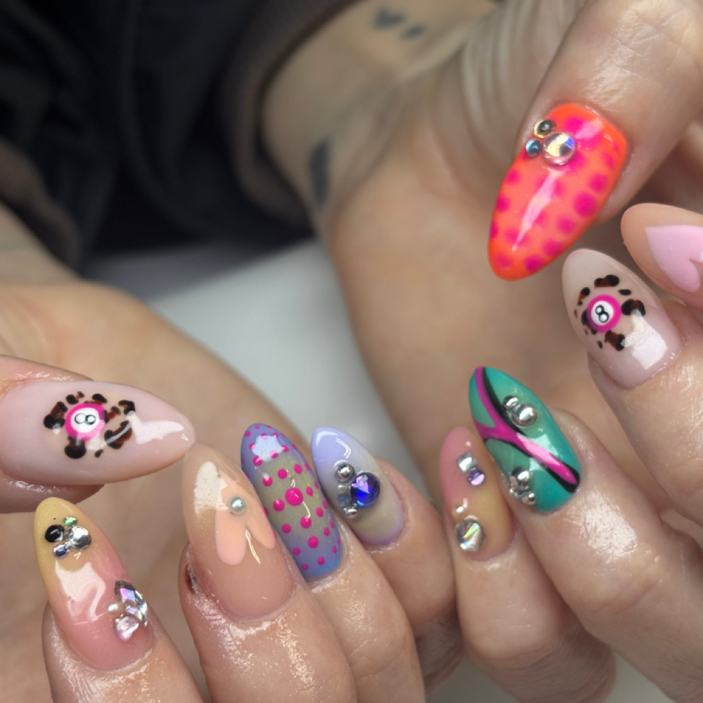Builder Gel Manicure (long) at The Glam Squad Salon in Florence, KY