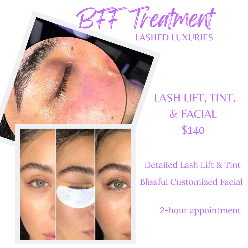 BFF treatment Facial+Lash Lift/Tint