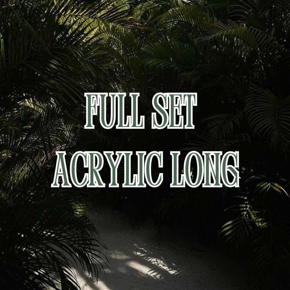 FULL SET ACRYLIC LONG at SkinxHim Aesthetics in Athens, TX