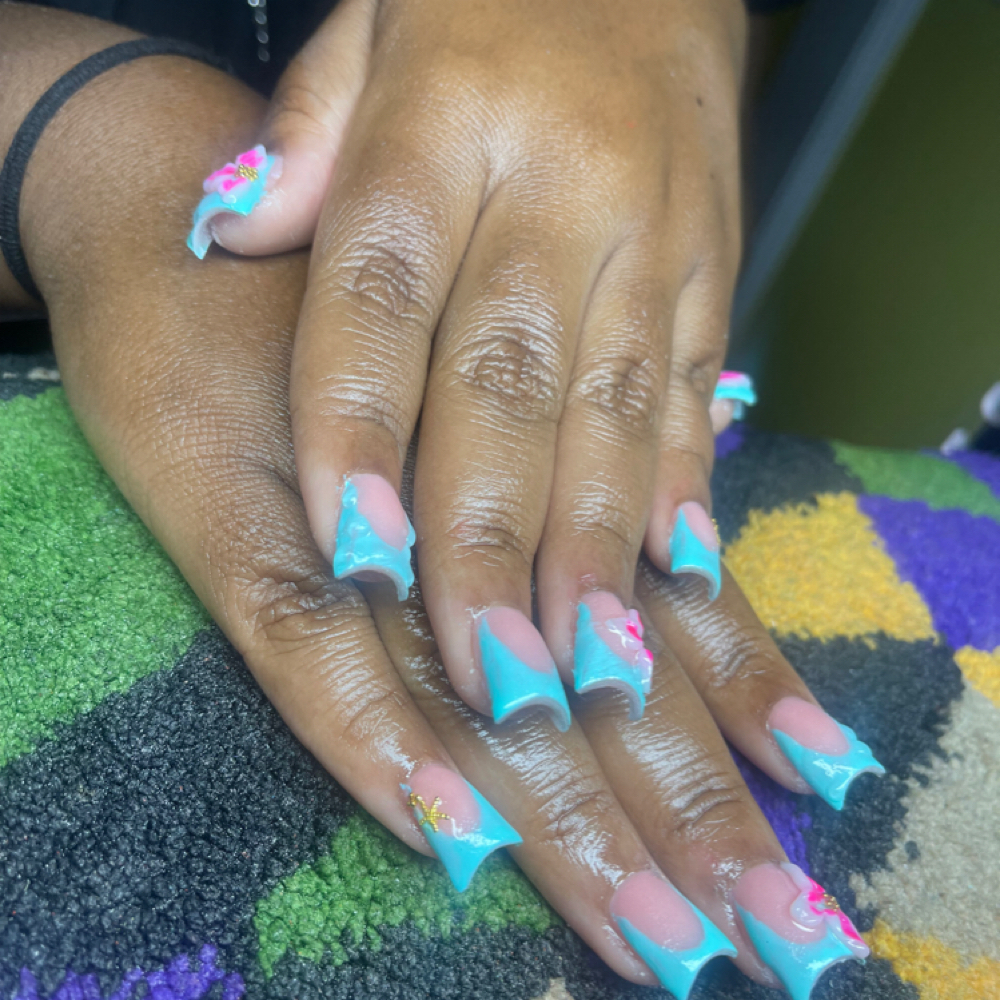 French Nails at Royal Dripp’d Nails in Vance, SC