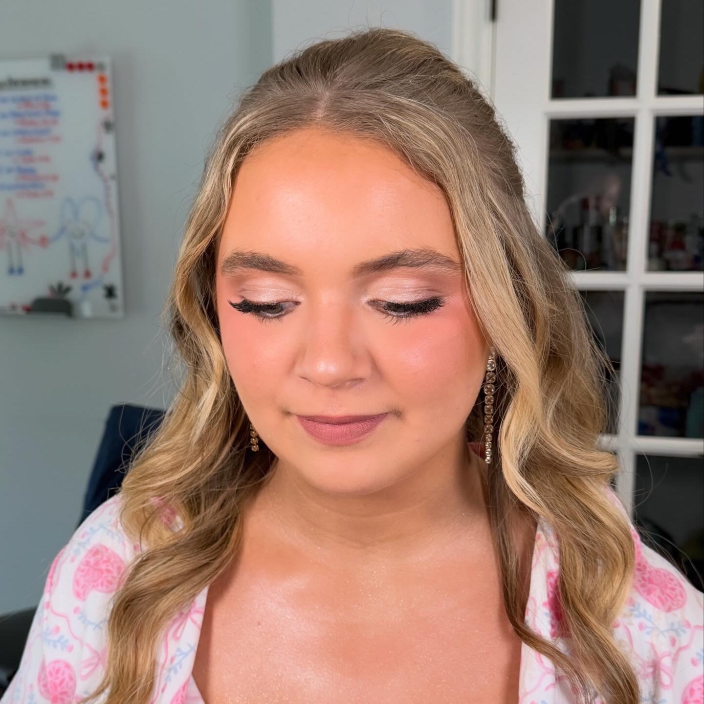 Senior Portrait Makeup Application at Autumn Foster in Ravenna, NE