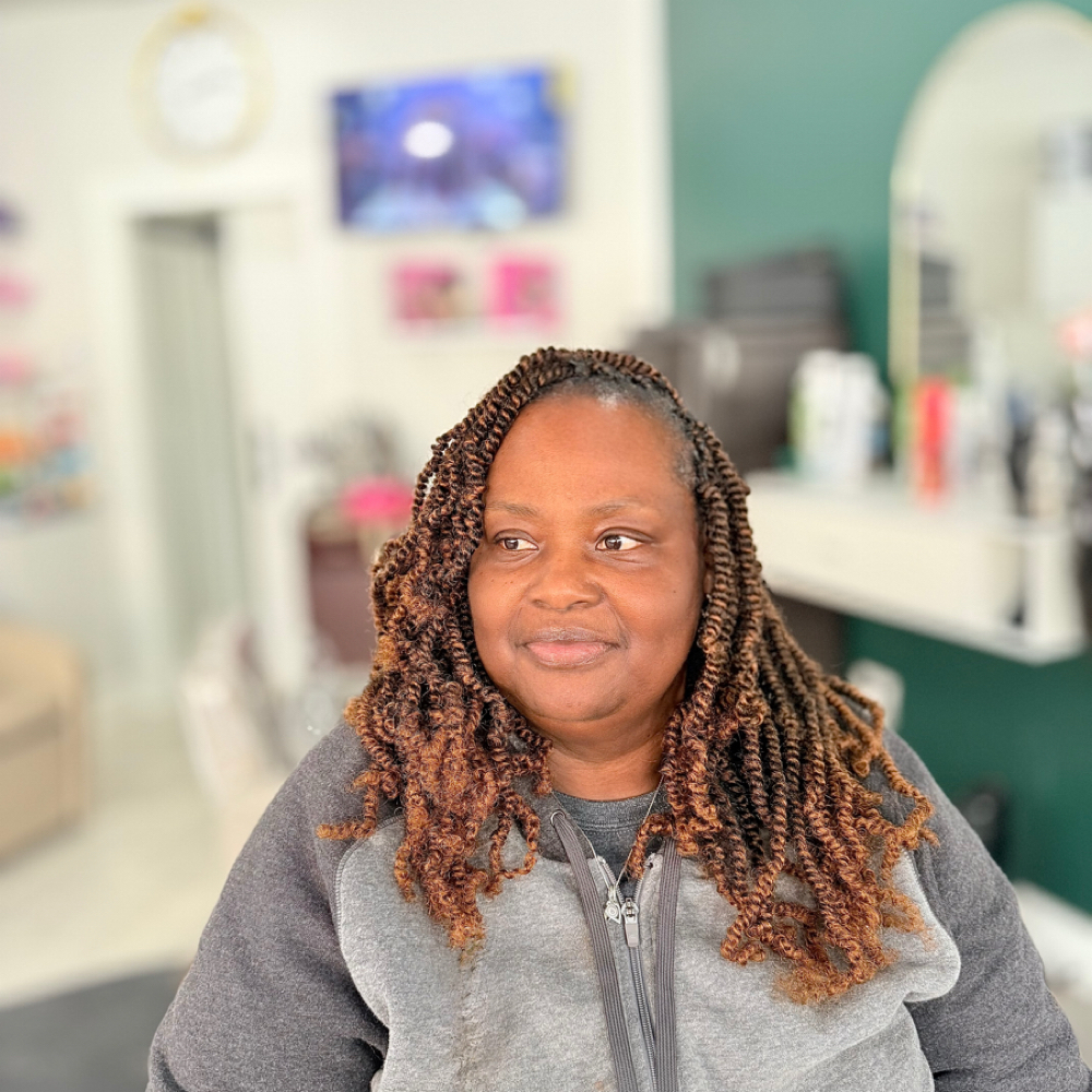 Twist Styles (Passion/Spring Twist) at Yanique's Beauty Bar in Everett, MA