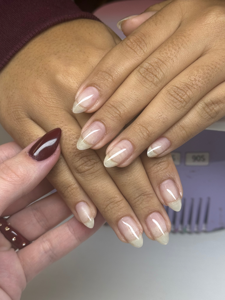 Hard Gel Structured Mani at Gelledbykenn in Warren, OH