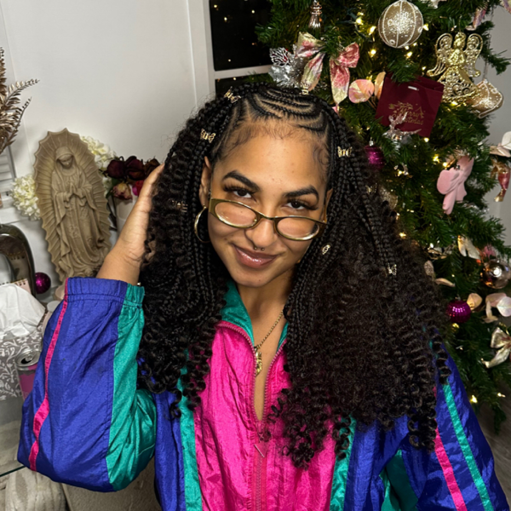 Fulani Braids with Crochet at Malama Collective in ocala, FL