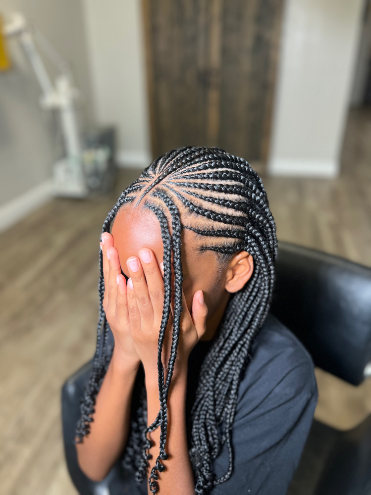 Kids Fulani braids (5-12)