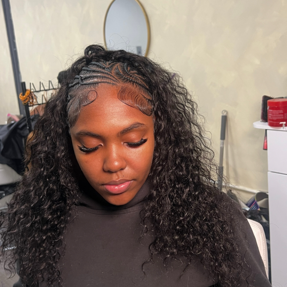 Half Cap/ Stitch Braids at TheHairParlor in Philadelphia, PA