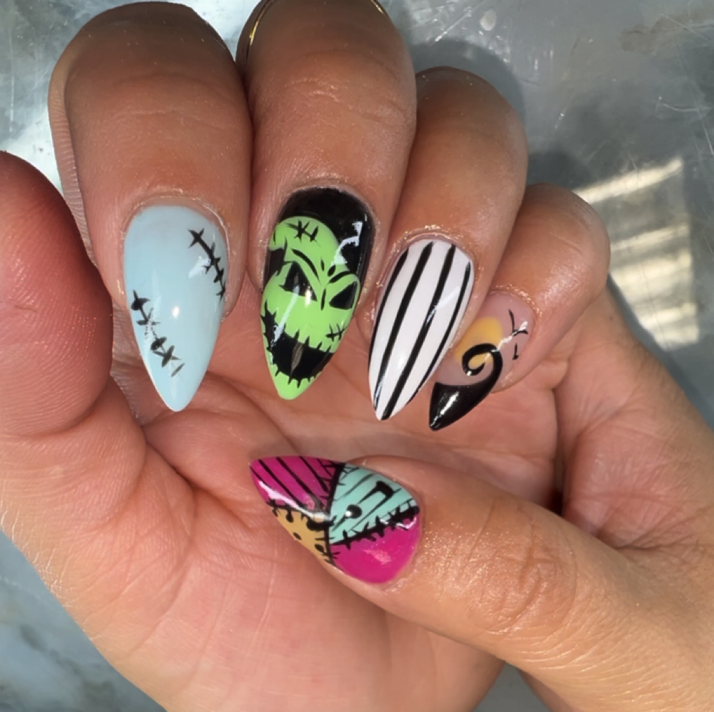 Tier Four Nail Design at Stephy Nailed It in South Gate, CA
