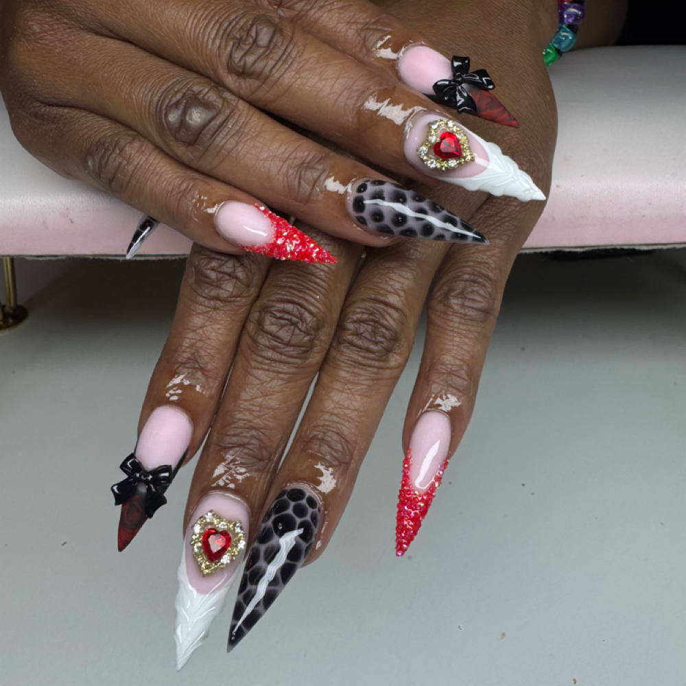 Long Freestyle at Jaymo The Nail Tech in Baton Rouge, LA