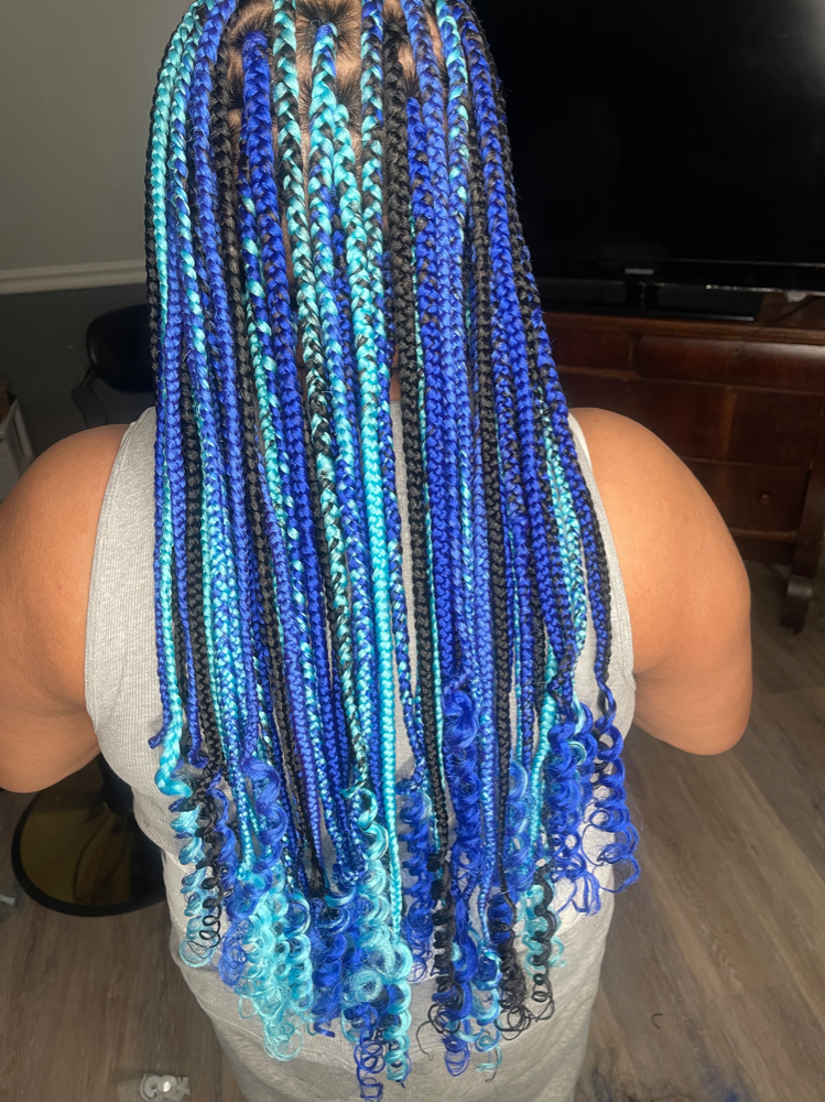 Medium Box Braids