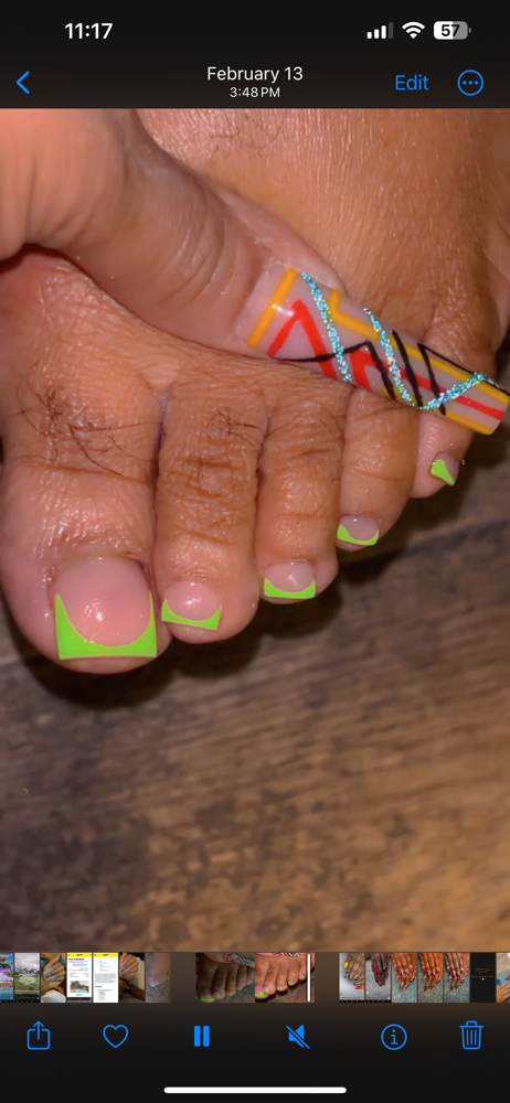 Acrylic Toes (Fullset)