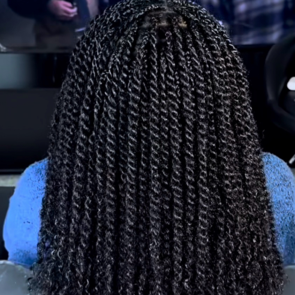 Mini Twits Hair Is Hair Include at Afrokreyol luxury Braids, k Tips, weave & locs salon in Plantation, FL