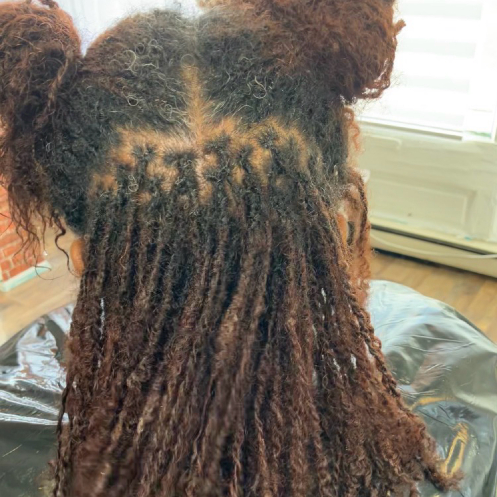 Microloc Retie (4-8wk timeframe) at Loc’d Artis in Waverly, VA
