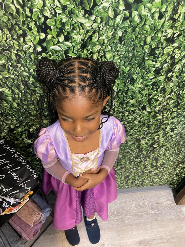 Kids Knotless Box Braids
