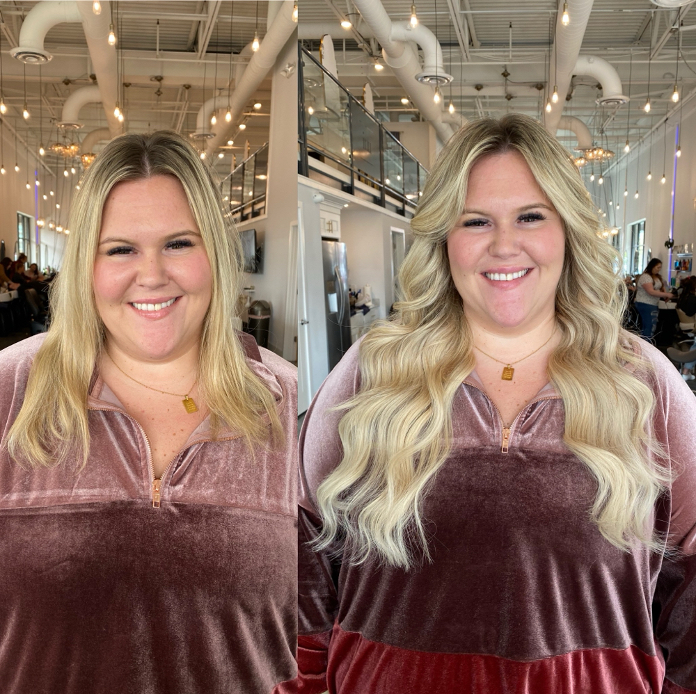 Luxe Length Weft Extensions at The Rose Hair Studio in Manheim, PA