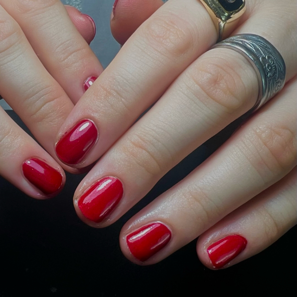 Gel Polish Manicure at Crow Nail studio in Salt Lake City, UT