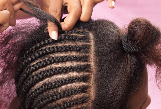 Cornrows 4 - 12 Straight at IEBIA STYLES in Wasilla, AK