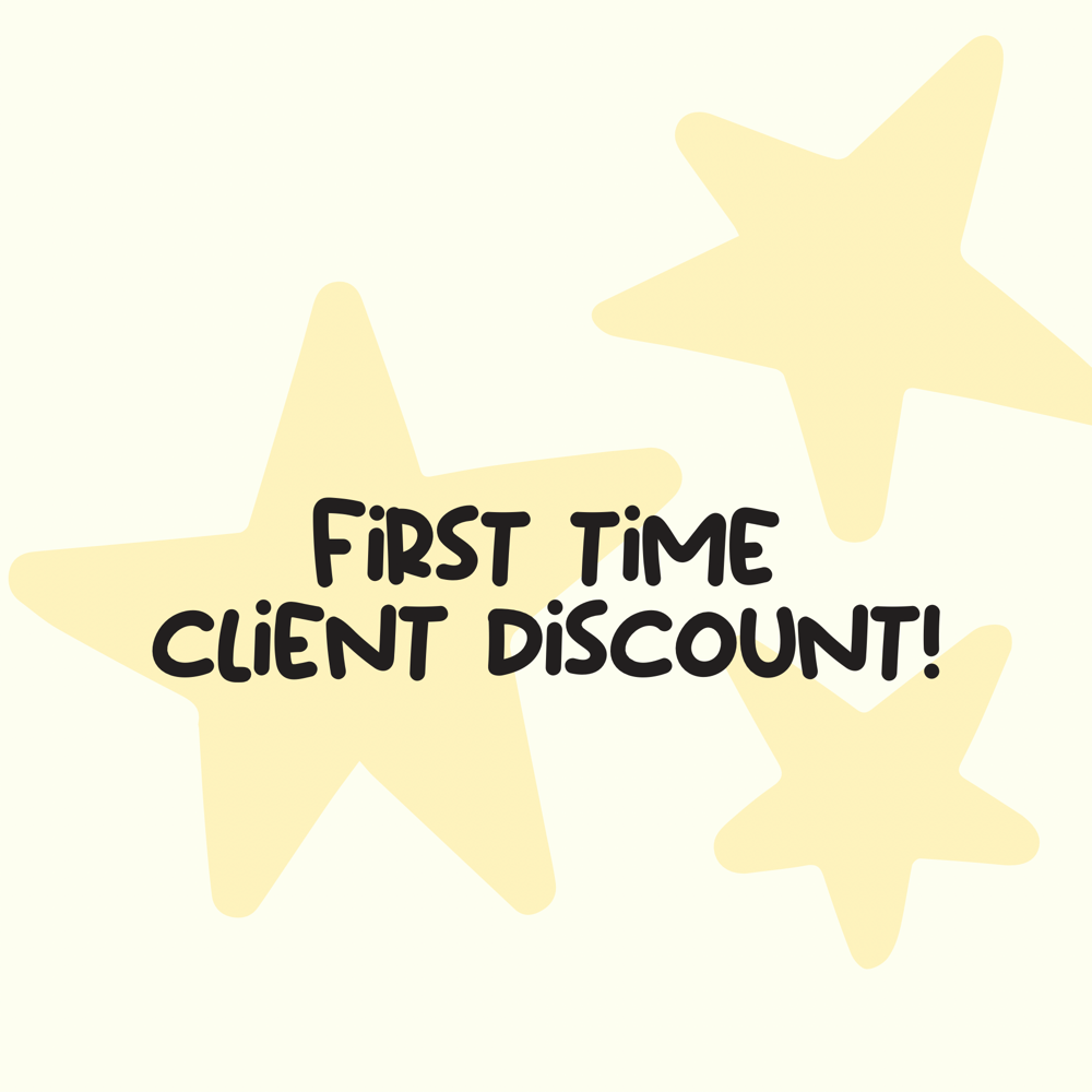 First time client discount!