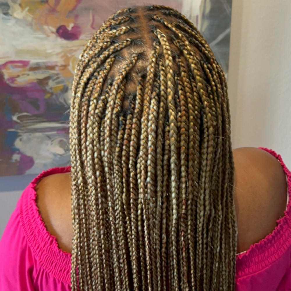 Knotless Braids at TEL Hair Braiding & Beauty Supply in Garland, TX