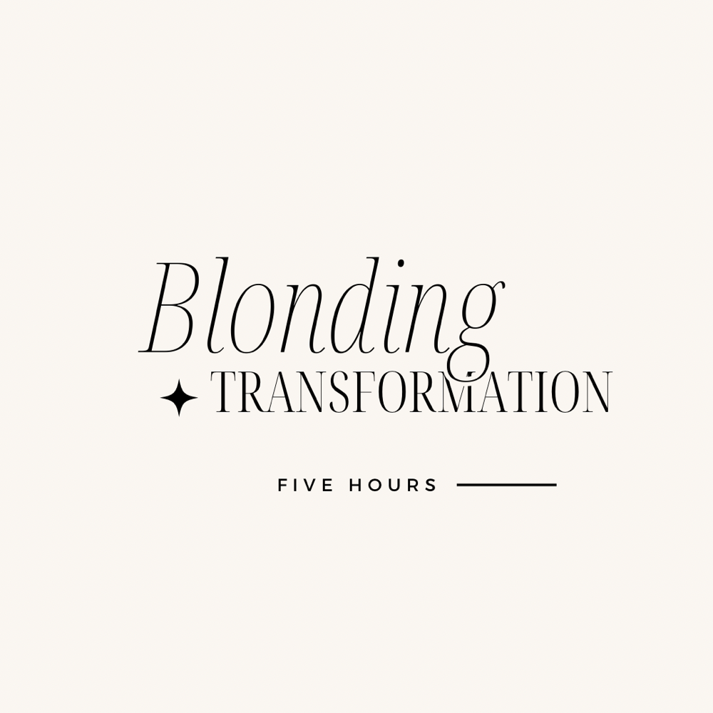 Blonding Transformation