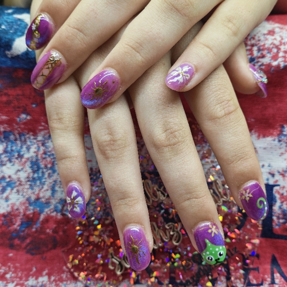 Hand painted Designs at SarahzNailz in Berwick, PA