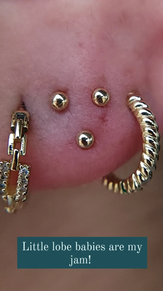 Ear Lobe (Stacked Triple)