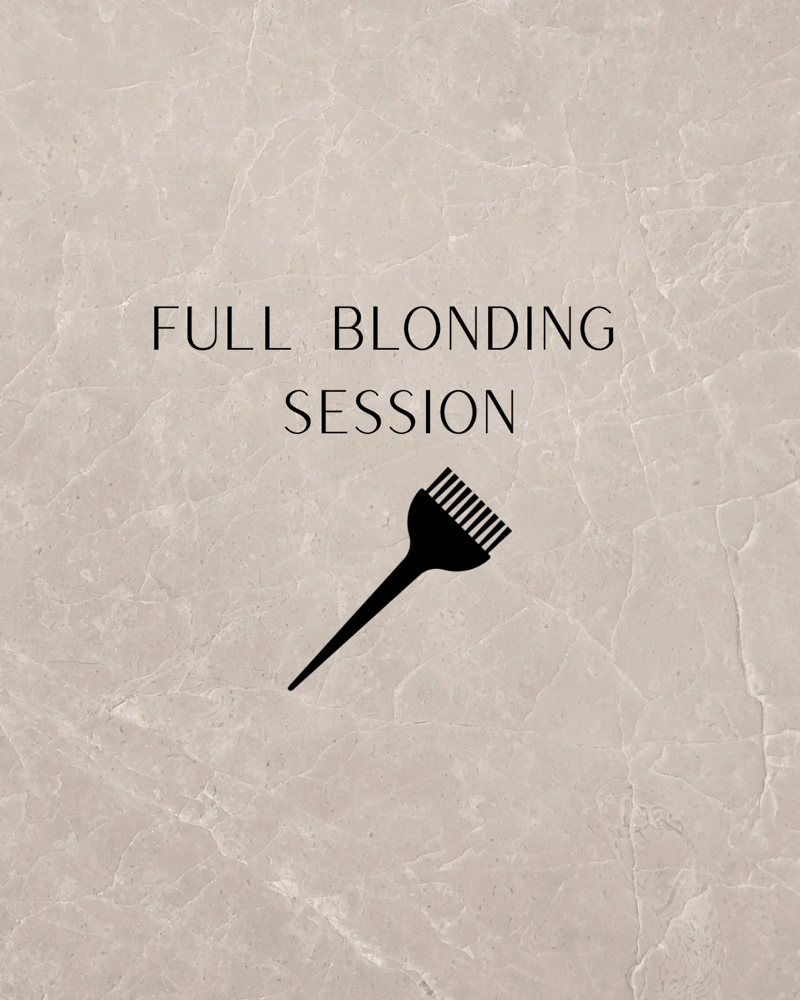 Full Blonding Session at Hair By Cynthia in Cassville, MO