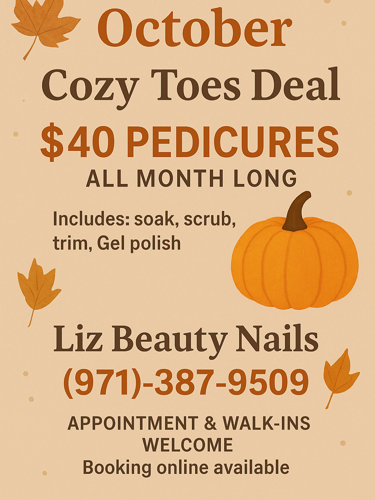 October Pedicure Deal