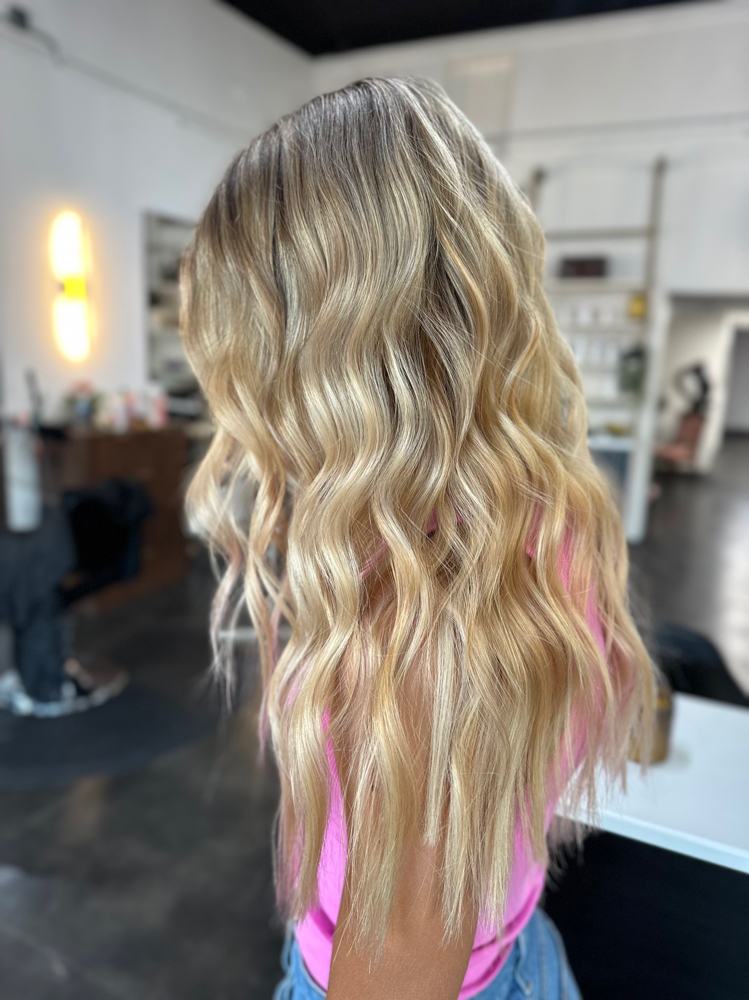 Full Highlight - Long Hair at Hair by Kylee MeHarg in Terrell, TX