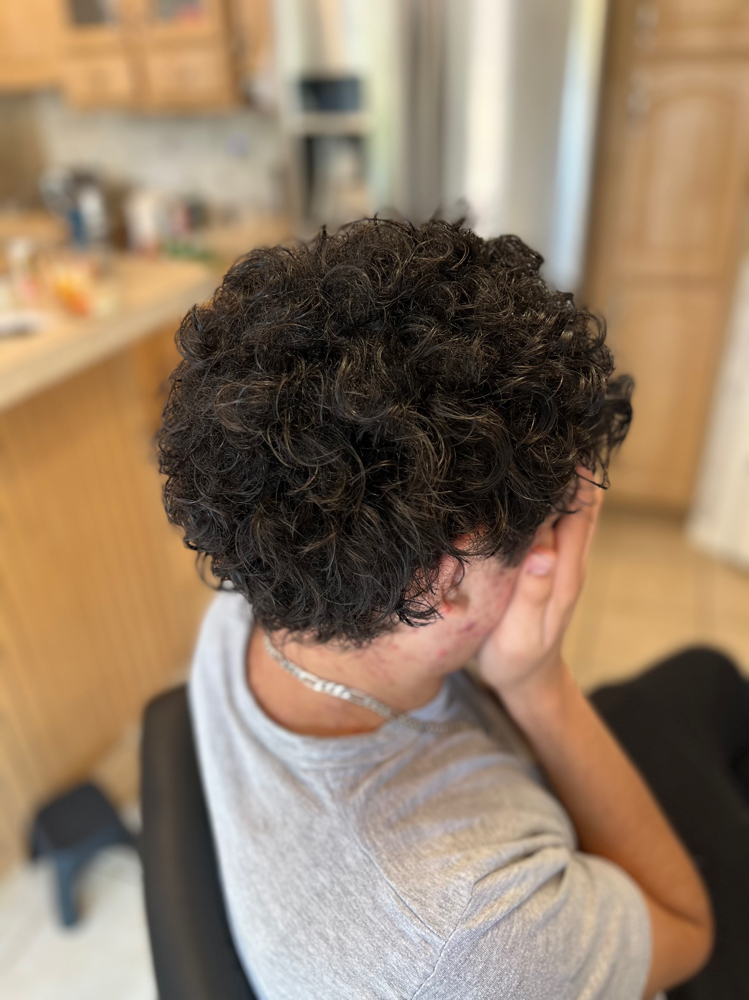Curly Haircut