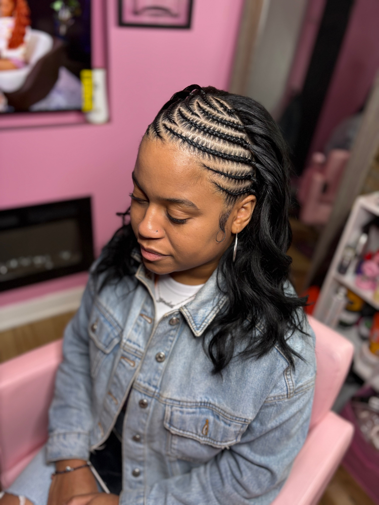 Fulani Braids With Sewin at NiyahTheStylist in Chicago, IL