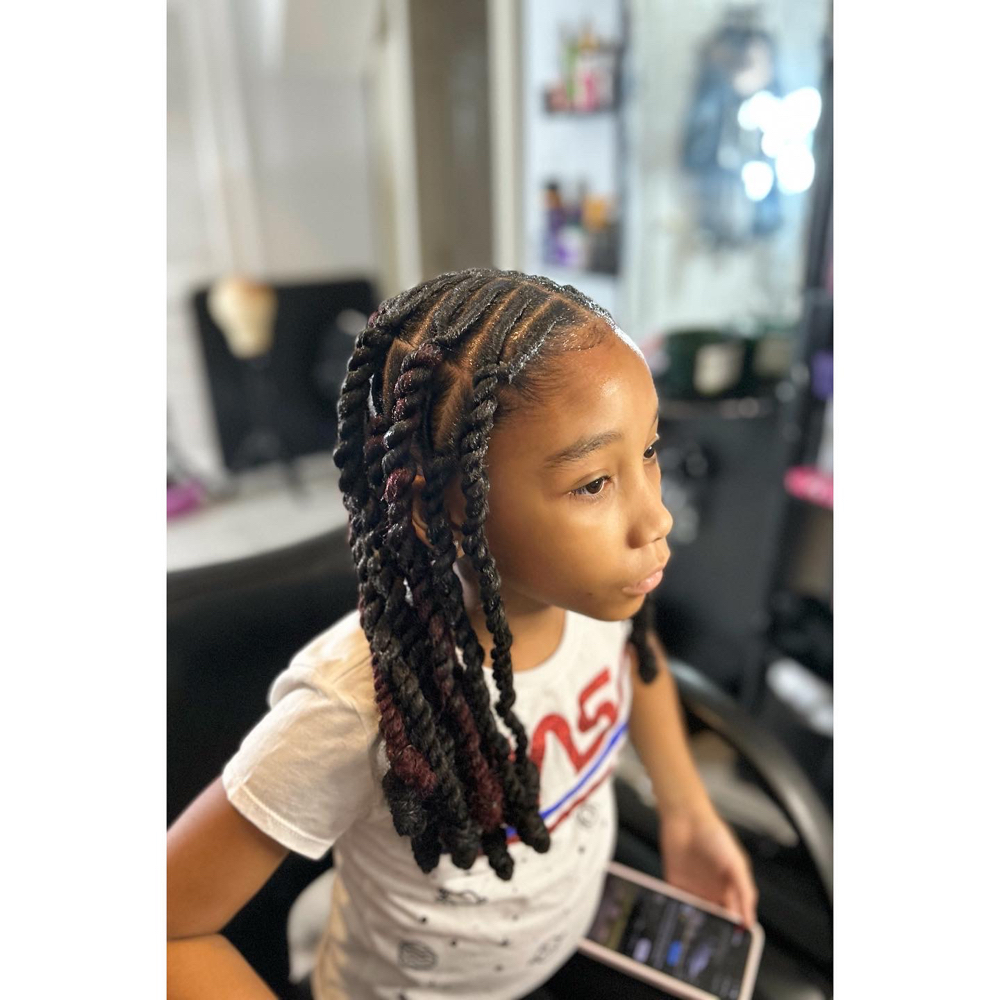 Kids Invisible Locs