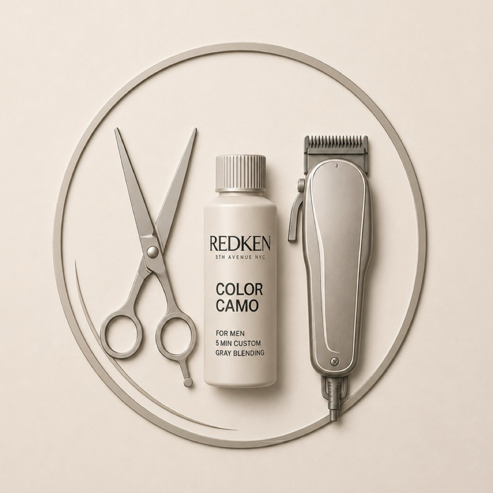 Men’s Cut + Color Camo at Heather Menard in Bradenton, FL