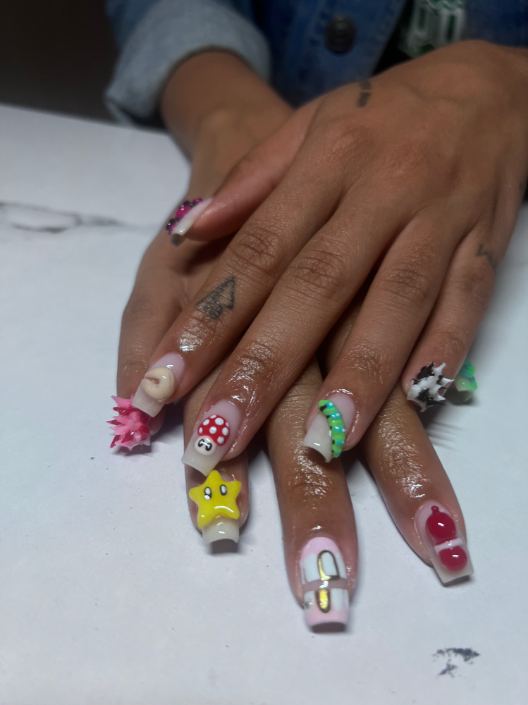 🧚🏾‍♂️ADD ON CUSTOM: Intricate🤍