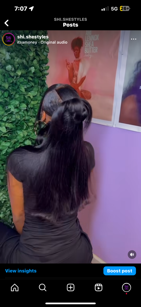 Half Up Half Down Spikey Bun