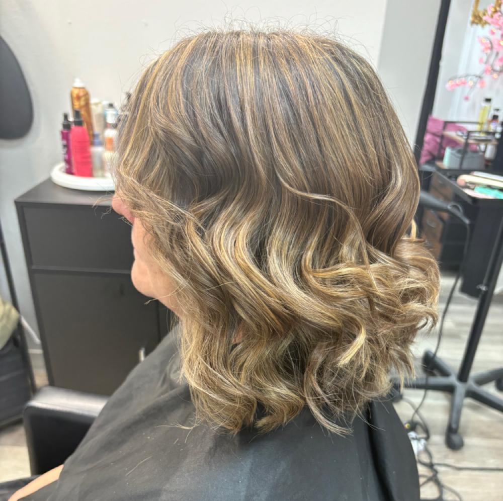Women's Haircut &Style at Crowns Of Glory Hair Studio in Cleveland, TX