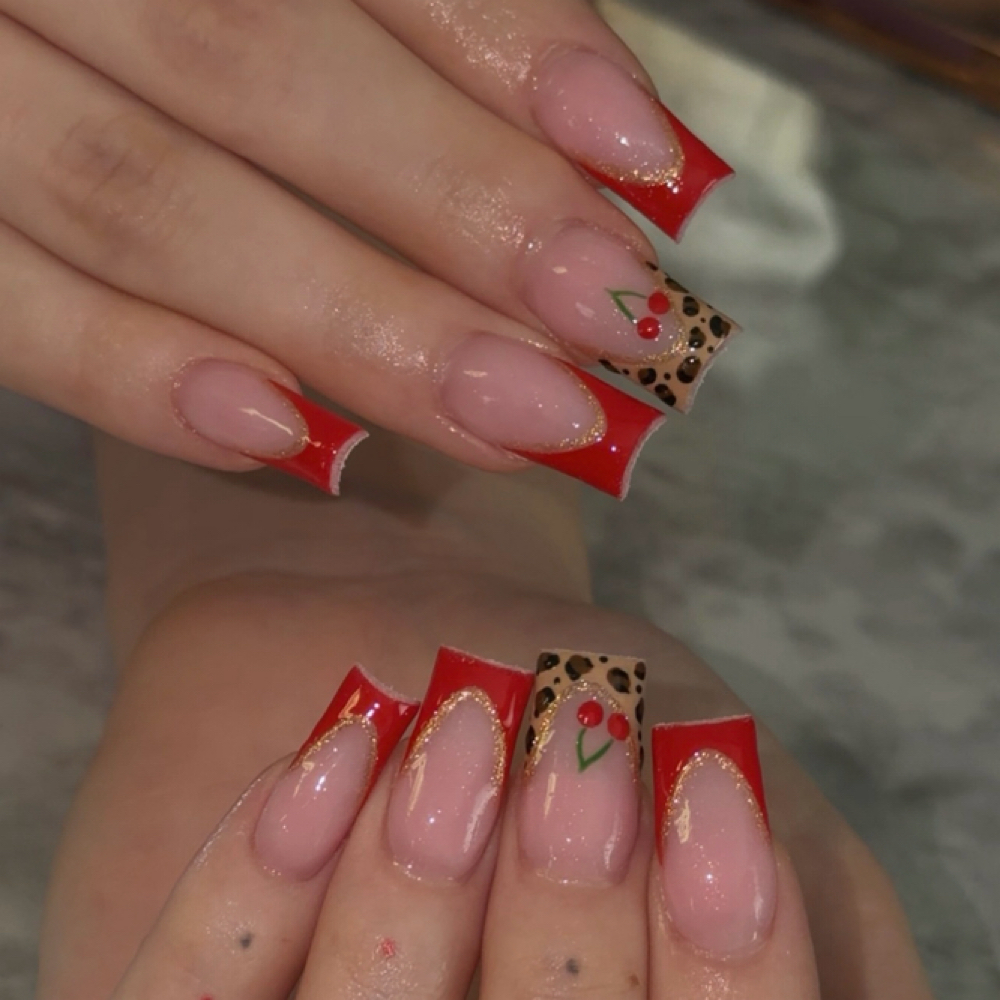 a little extra - full set at Lovely Nails in New Carlisle, OH