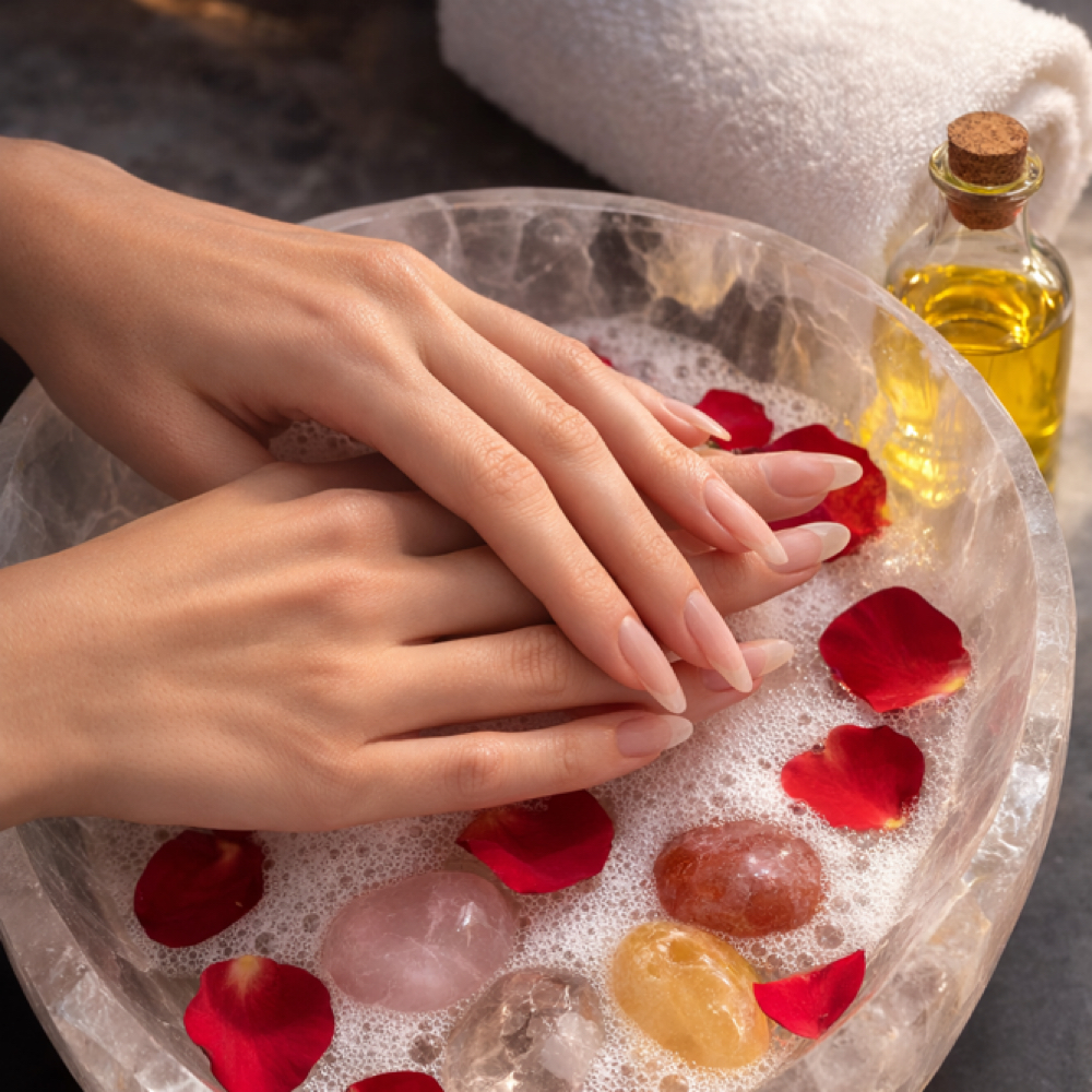 β SIGNATURE SPA MANICURE at Sacral Manicure, Bellevue. Damaged Nails Restoration By Vera S in Bellevue, WA