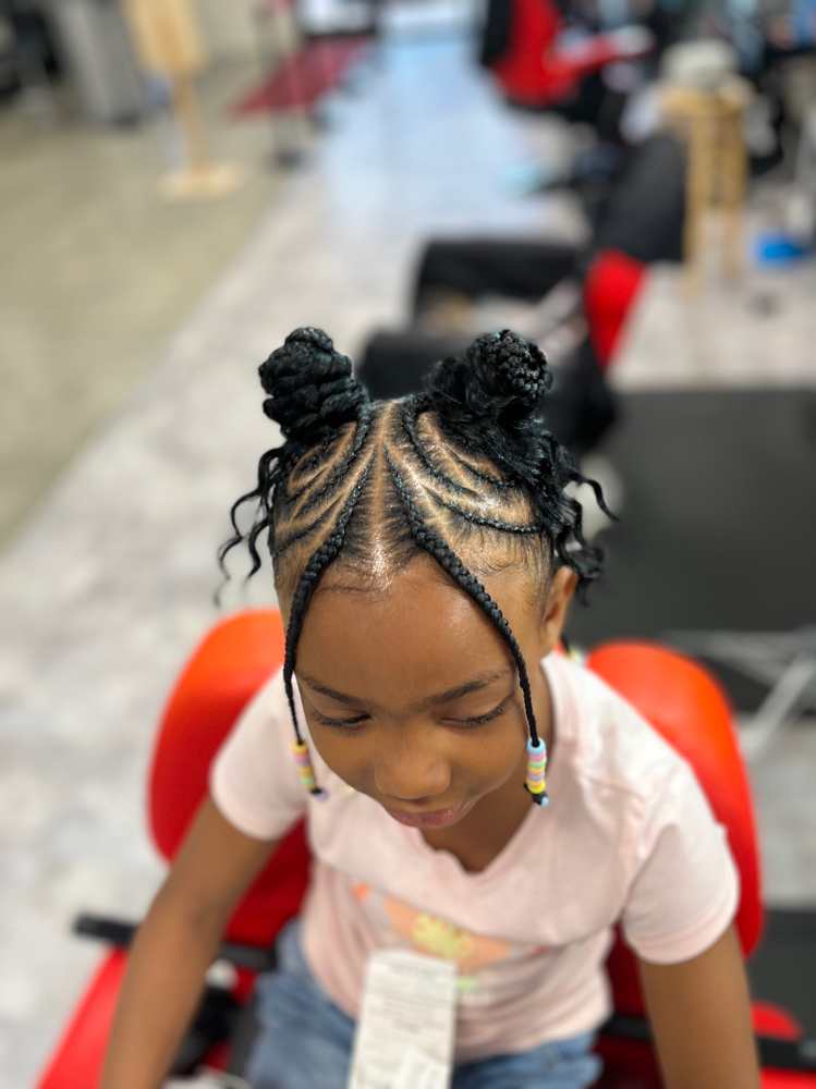 Kids Beads And Braid Styles