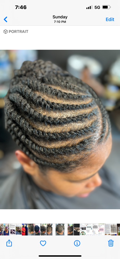 Flat Two Strand Twists at C Evans Barber Beauty in Westerville, OH