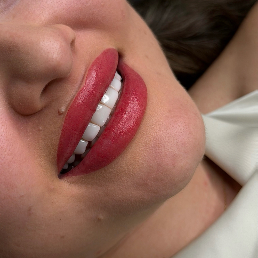 Lip blush at María Botero PMU in Ashburn, VA