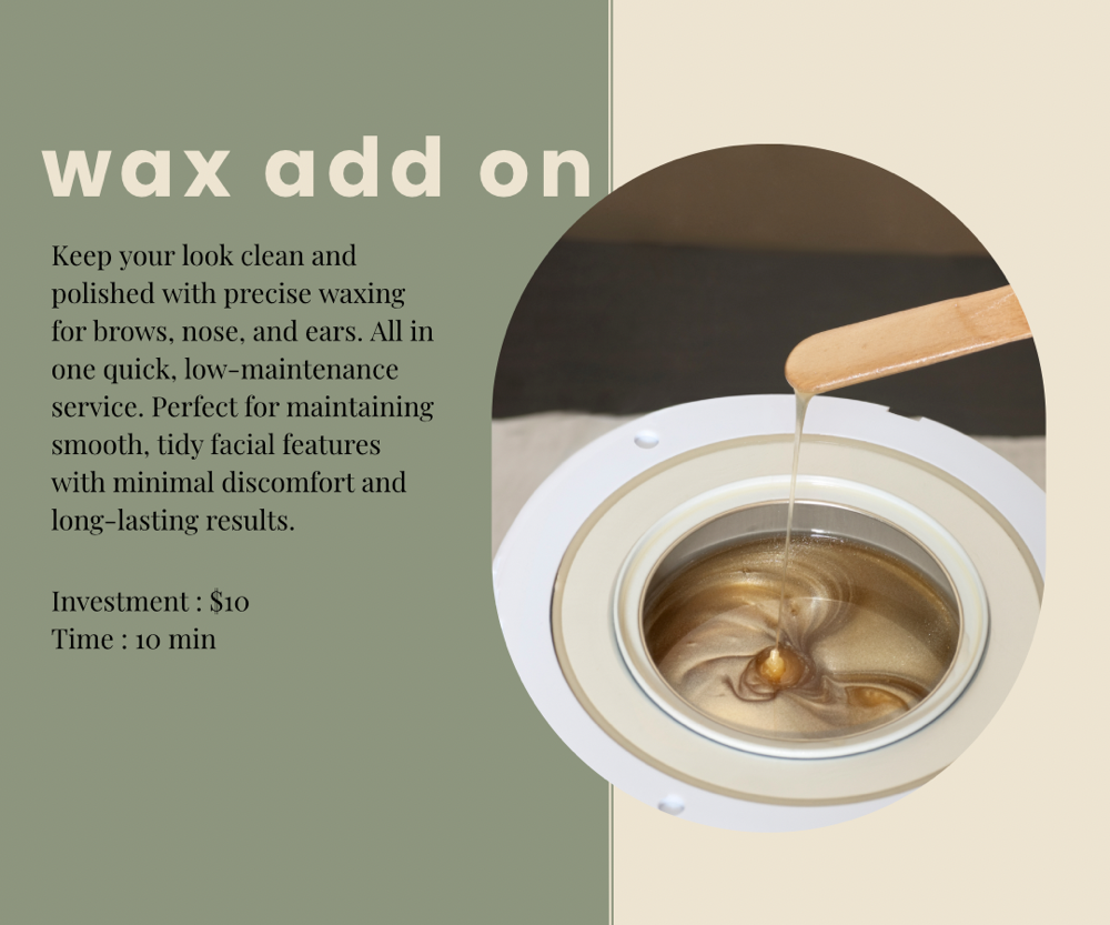 Facial Wax add-on