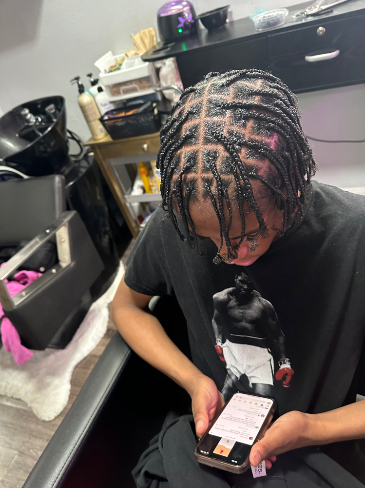 Two Strand Twists (males under 20) at Shay’s Hairtique in Little Rock, AR