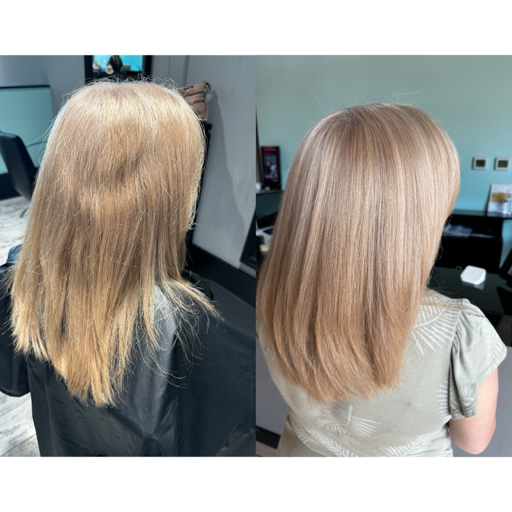 Keratin Smoothing Treatment at Bass & Beauty in Ellicott, MD
