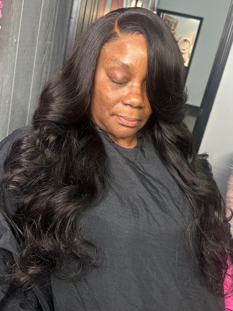 Closure Wig Install Over LOCS