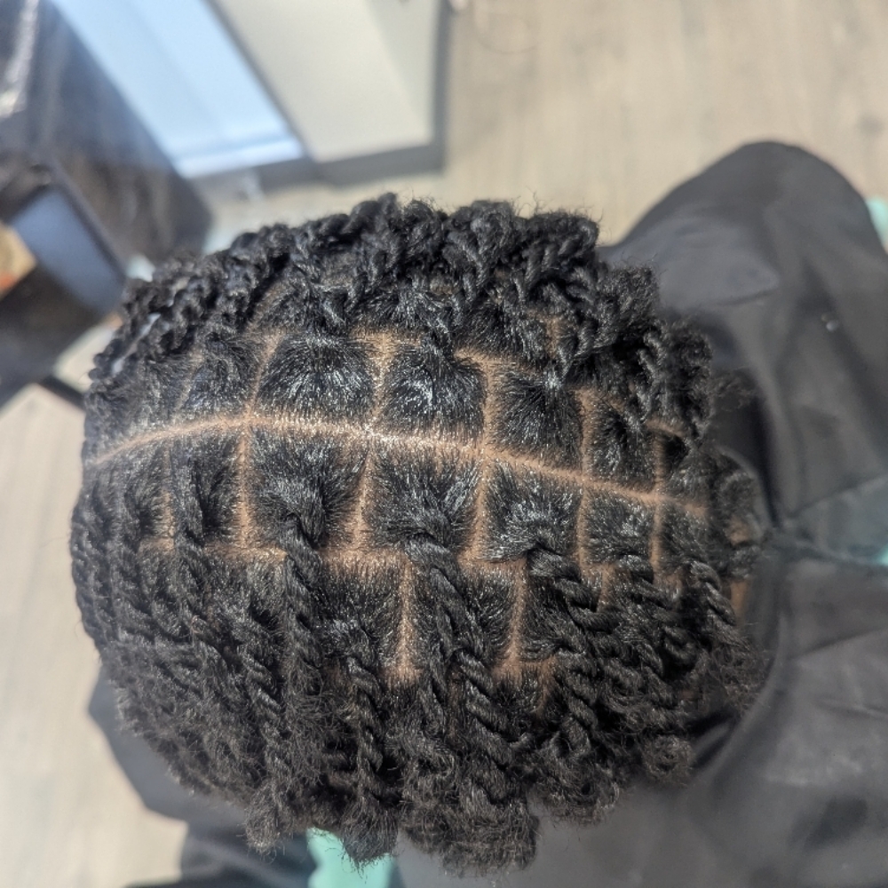 Men's Natural Twists/ Braids(Med) at Bestlady Fashions in Hoover, AL
