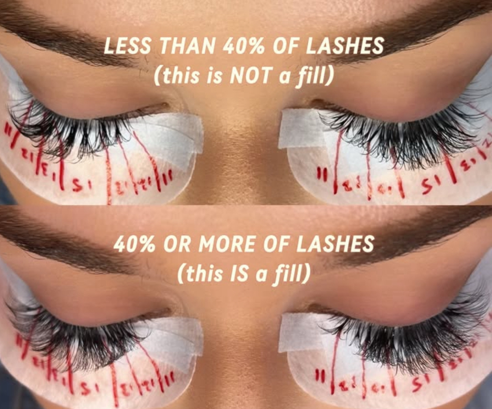 YY  Lashes 2 Week Fill