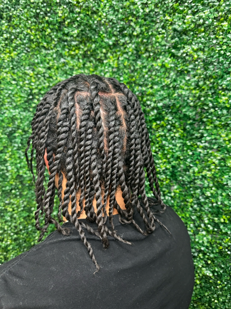 Two strand twist(mid Back)