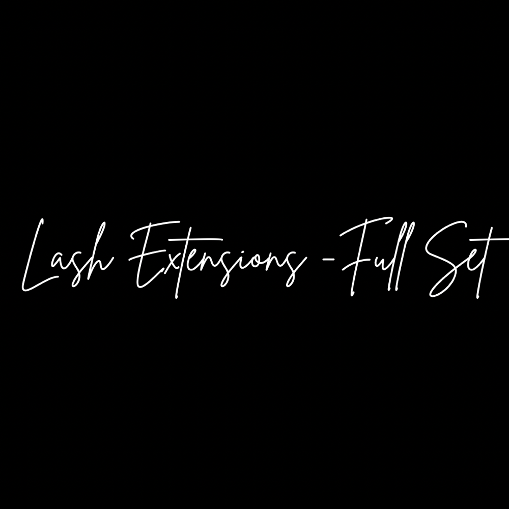Model Lash Extensions Full Set