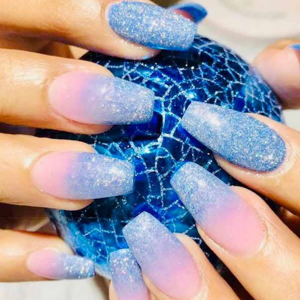 Full Set Ombre Dip at Lily Nails Studio in Columbus, OH