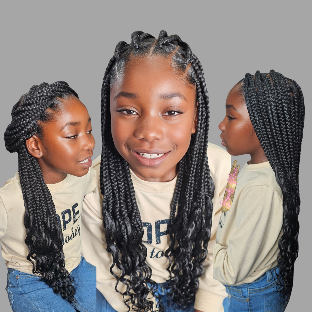 Kids Knotless Braids